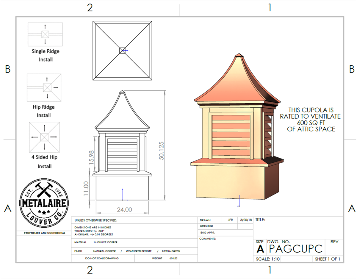 Cupola Design Plans
